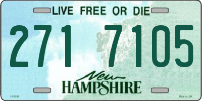 NH license plate 2717105