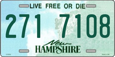 NH license plate 2717108