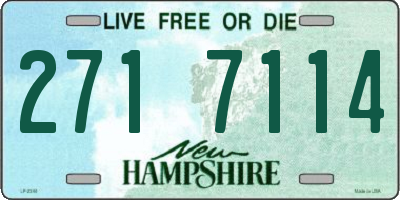 NH license plate 2717114