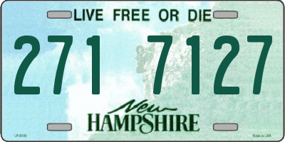 NH license plate 2717127