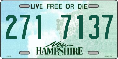 NH license plate 2717137