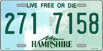 NH license plate 2717158