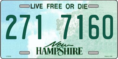 NH license plate 2717160