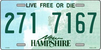 NH license plate 2717167