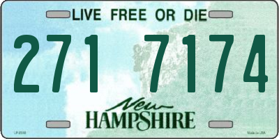 NH license plate 2717174