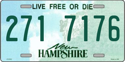 NH license plate 2717176