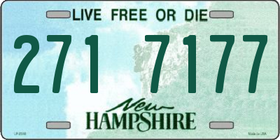 NH license plate 2717177