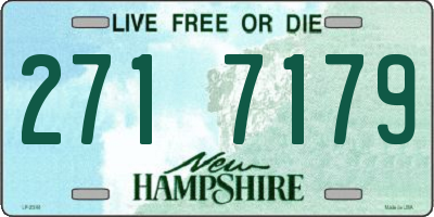 NH license plate 2717179