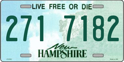 NH license plate 2717182