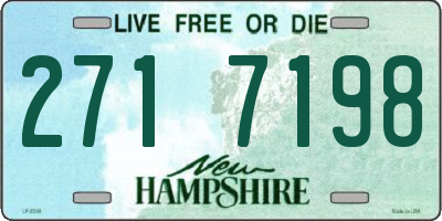 NH license plate 2717198