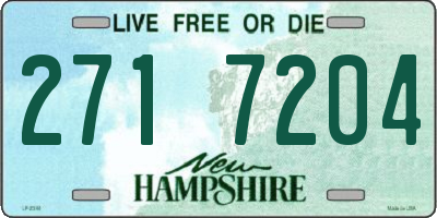 NH license plate 2717204