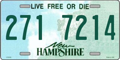 NH license plate 2717214