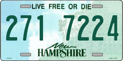 NH license plate 2717224