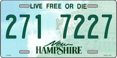 NH license plate 2717227