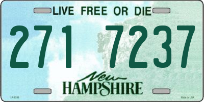 NH license plate 2717237