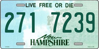 NH license plate 2717239