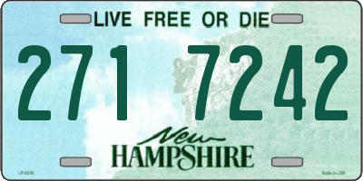 NH license plate 2717242