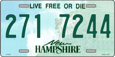 NH license plate 2717244