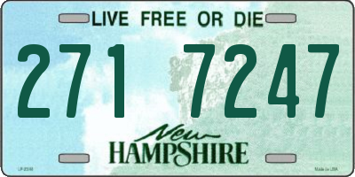 NH license plate 2717247