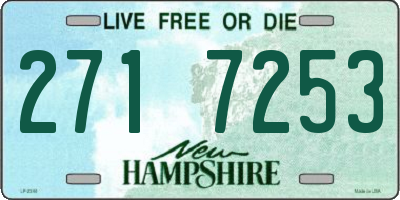 NH license plate 2717253