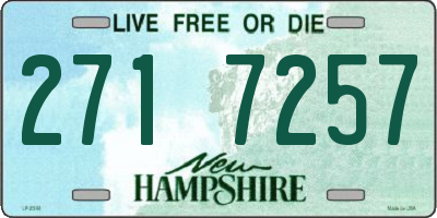 NH license plate 2717257