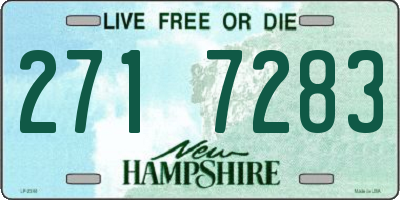 NH license plate 2717283