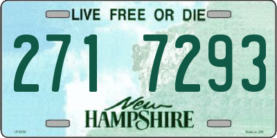NH license plate 2717293