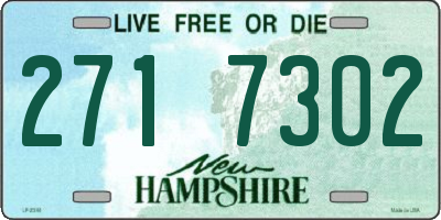 NH license plate 2717302