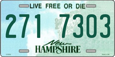 NH license plate 2717303