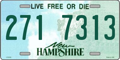 NH license plate 2717313