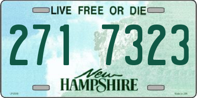 NH license plate 2717323