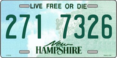 NH license plate 2717326