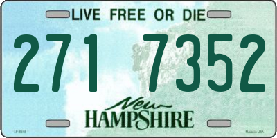 NH license plate 2717352
