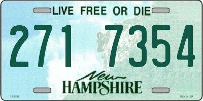 NH license plate 2717354
