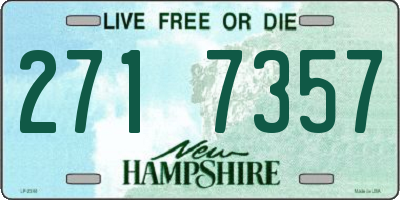 NH license plate 2717357
