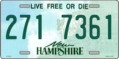 NH license plate 2717361