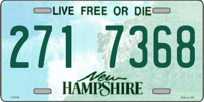NH license plate 2717368