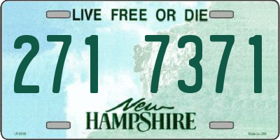 NH license plate 2717371