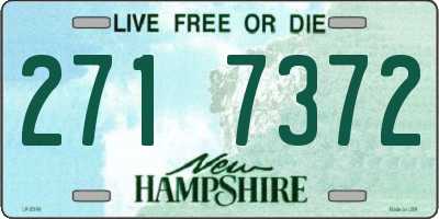 NH license plate 2717372