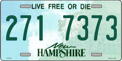 NH license plate 2717373
