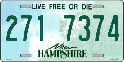 NH license plate 2717374