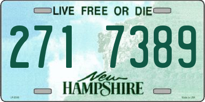 NH license plate 2717389