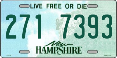 NH license plate 2717393