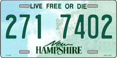 NH license plate 2717402