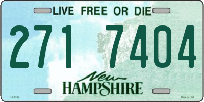 NH license plate 2717404
