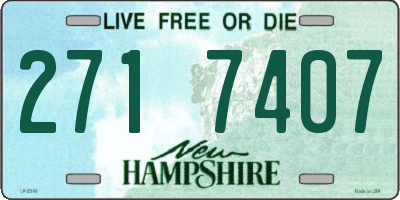 NH license plate 2717407