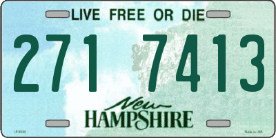 NH license plate 2717413
