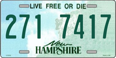 NH license plate 2717417