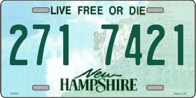 NH license plate 2717421