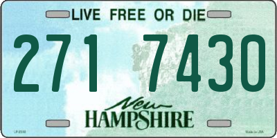 NH license plate 2717430